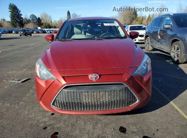 3MYDLBYVXKY505185 2019 TOYOTA YARIS Red Vista frontal