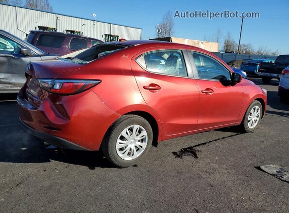 3MYDLBYVXKY505185 2019 TOYOTA YARIS Red Trasero derecho