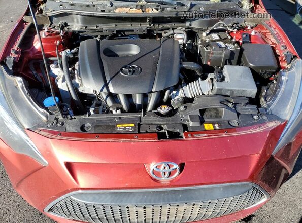 3MYDLBYVXKY505185 2019 TOYOTA YARIS Red Vista interior trasera