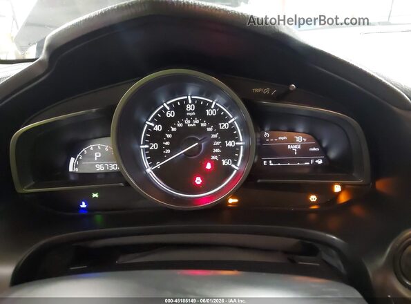 3MZBN1L31JM207496 2018 MAZDA 3 Black Vista de los asientos traseros