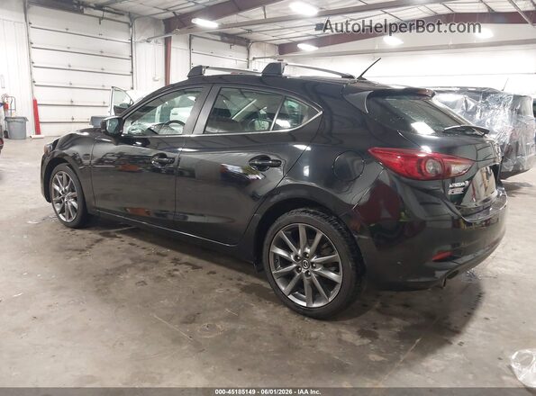 3MZBN1L31JM207496 2018 MAZDA 3 Black Trasero izquierdo
