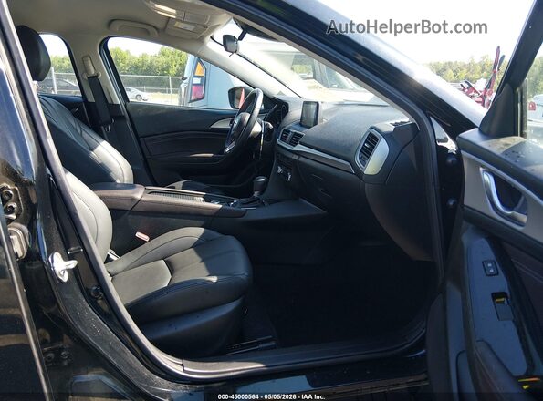3MZBN1L32JM262457 2018 MAZDA 3 Black Front interior view