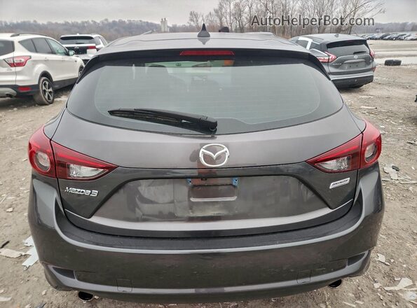 3MZBN1L35JM251792 2018 MAZDA 3 Gray Вид ззаду