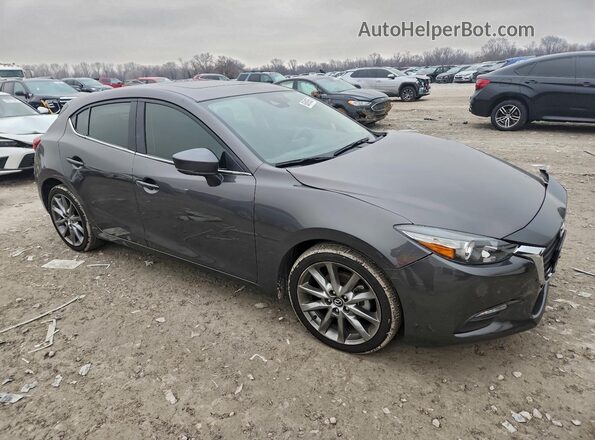 3MZBN1L35JM251792 2018 MAZDA 3 Gray Передня права чверть
