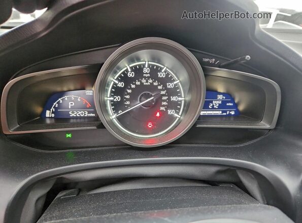 3MZBN1L35JM251792 2018 MAZDA 3 Gray Вид щитка приладів