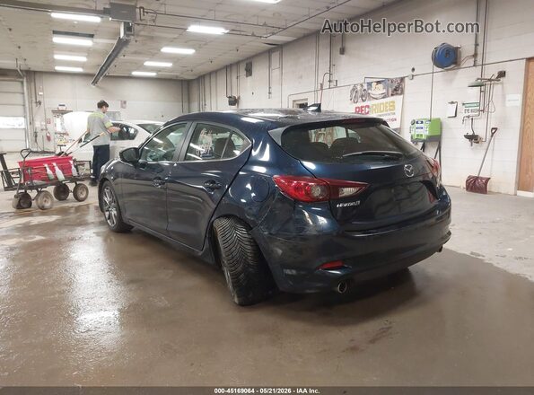 3MZBN1L39JM240729 2018 MAZDA 3 Синий Задняя левая четверть