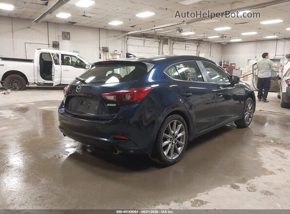 3MZBN1L39JM240729 2018 MAZDA 3 Синий Задняя правая четверть