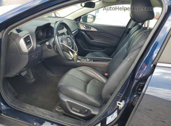 3MZBN1L39JM261323 2018 MAZDA 3 Синий Вид салона спереди