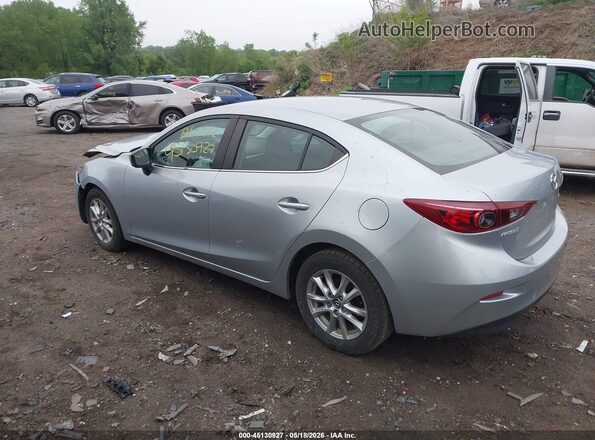 3MZBN1U70HM149747 2017 MAZDA 3 Silver Trasero izquierdo