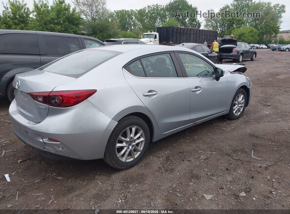 3MZBN1U70HM149747 2017 MAZDA 3 Silver Trasero derecho