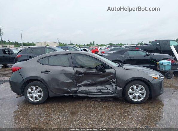 3MZBN1U71HM144203 2017 MAZDA 3 Gray Սալոնի հետևի տեսք