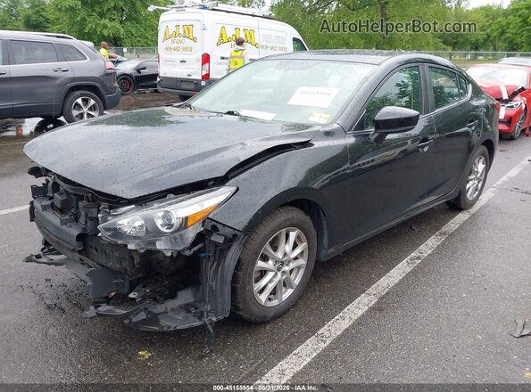 3MZBN1U75HM122043 2017 MAZDA 3 Black Przód lewy