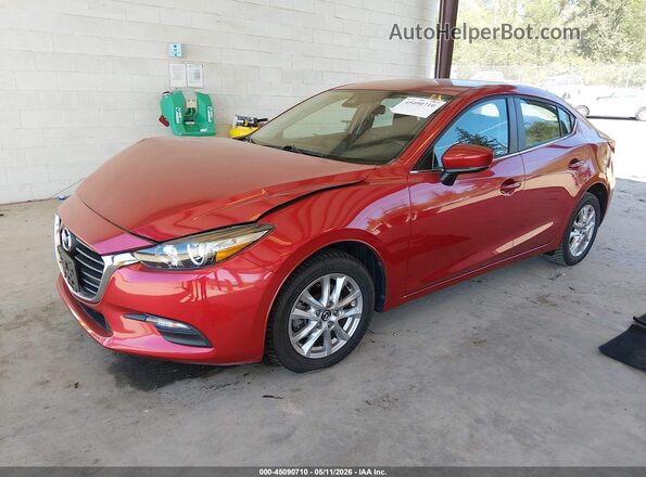 3MZBN1U75JM159096 2018 MAZDA 3 Red Przód lewy