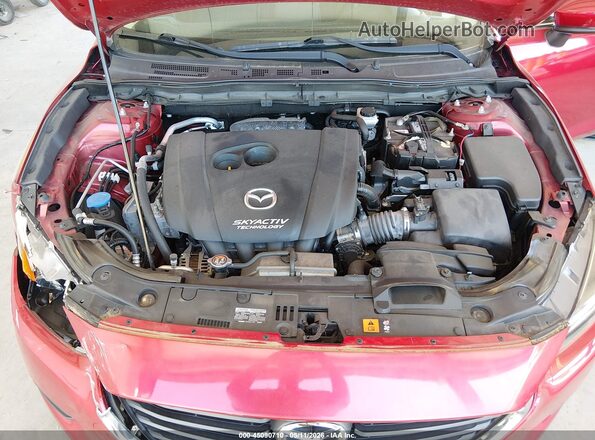 3MZBN1U75JM159096 2018 MAZDA 3 Red Widok z tyłu