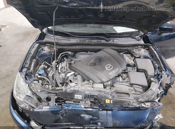 3MZBN1U75JM174133 2018 MAZDA 3 Blue Вид ззаду