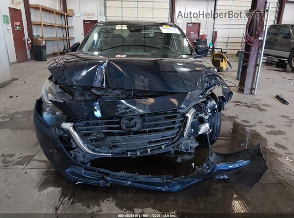 3MZBN1U75JM174133 2018 MAZDA 3 Blue Вид панелі приладів