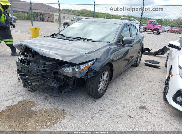 3MZBN1U7XHM155104 2017 MAZDA 3 Gray Front left