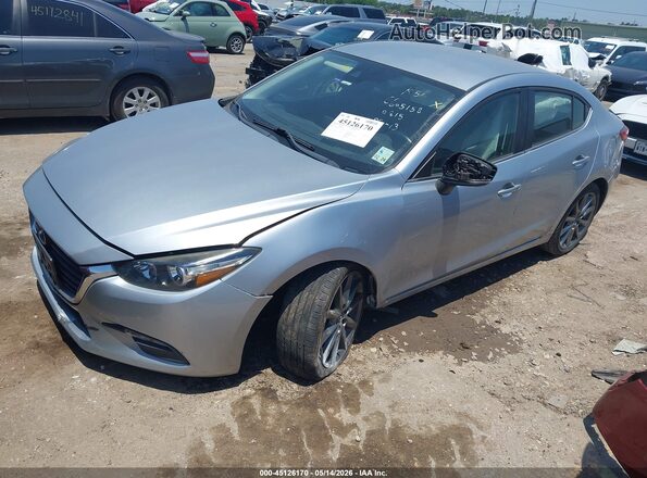 3MZBN1V34JM200815 2018 MAZDA 3 Silver Przód lewy