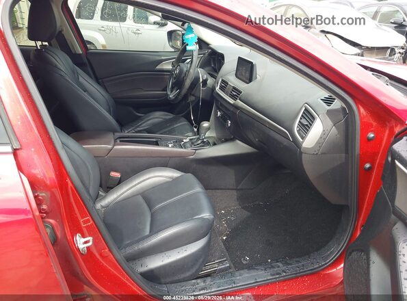 3MZBN1V35JM183040 2018 MAZDA 3 Red Widok wnętrza z przodu