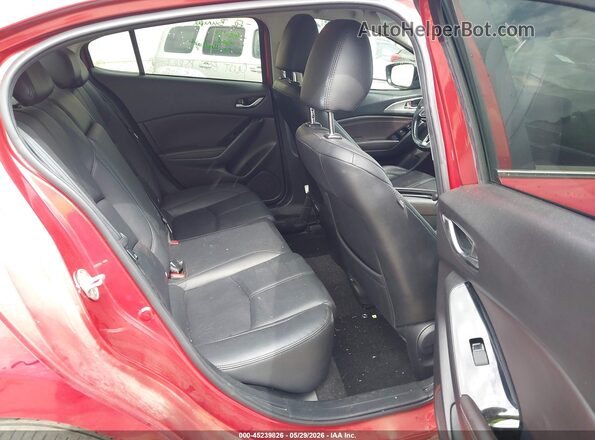 3MZBN1V35JM183040 2018 MAZDA 3 Red Widok naklejki z numerem VIN