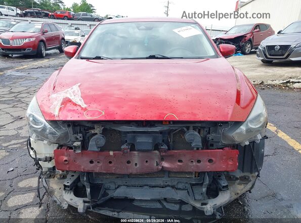 3MZBN1V35JM183040 2018 MAZDA 3 Red Widok wnętrza z tyłu
