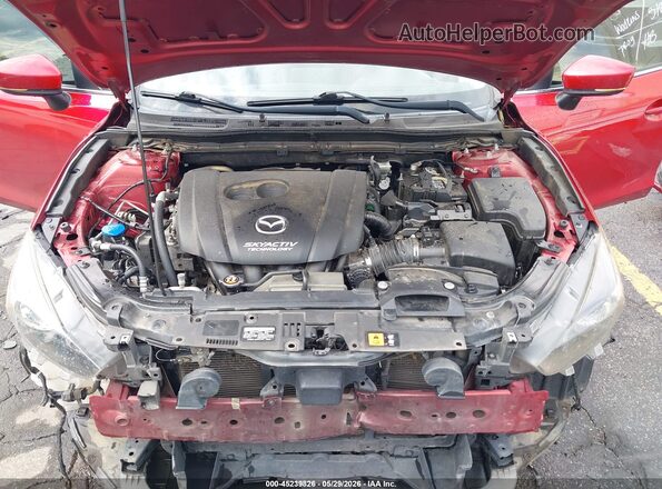 3MZBN1V35JM183040 2018 MAZDA 3 Red Widok z tyłu