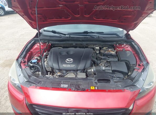 3MZBN1V35JM184799 2018 MAZDA 3 Red უკანა ხედი