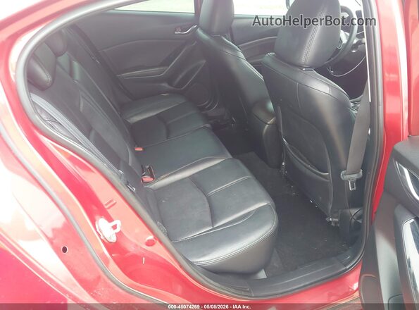 3MZBN1V35JM184799 2018 MAZDA 3 Red VIN კოდის სტიკერის ხედი