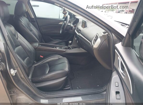 3MZBN1V36JM204977 2018 MAZDA 3 Gray Вид салону спереду