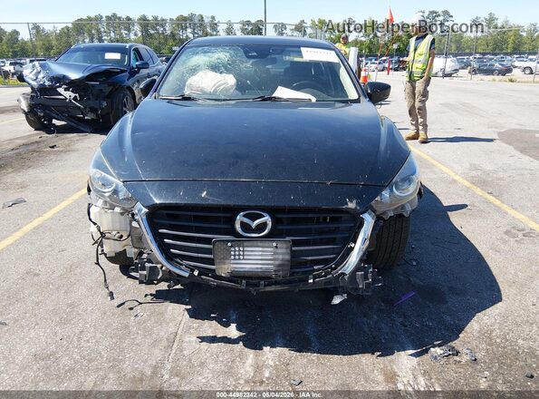 3MZBN1V37JM202929 2018 MAZDA 3 Black ხელსაწყოთა პანელის ხედი