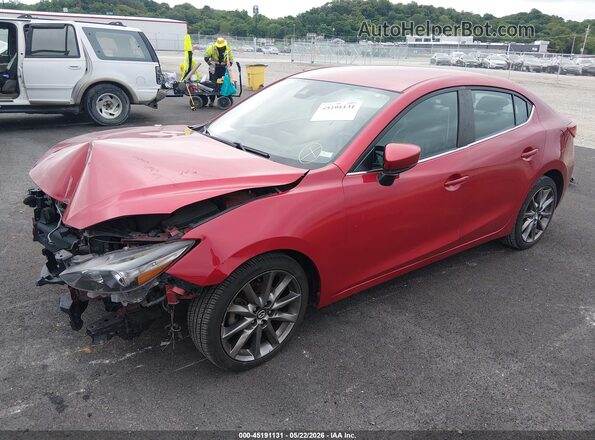 3MZBN1V3XJM209941 2018 MAZDA 3 Red Przód lewy