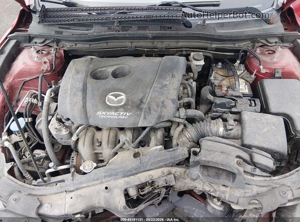 3MZBN1V3XJM209941 2018 MAZDA 3 Red Widok z tyłu
