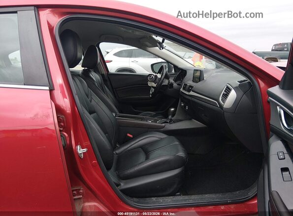 3MZBN1V3XJM209941 2018 MAZDA 3 Red Widok wnętrza z przodu