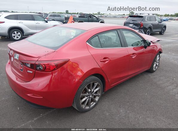 3MZBN1V3XJM209941 2018 MAZDA 3 Red Tył prawy