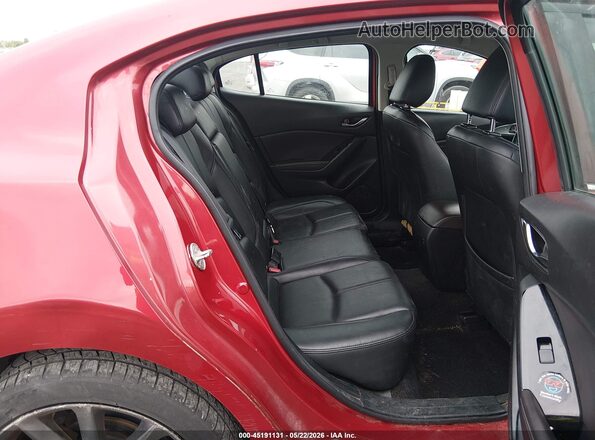 3MZBN1V3XJM209941 2018 MAZDA 3 Red Widok naklejki z numerem VIN