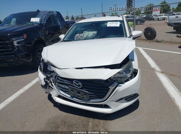 3MZBN1V70HM127939 2017 MAZDA 3 White Instrument cluster view