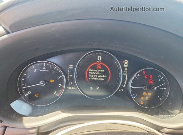 3MZBPAA7XMM202771 2021 MAZDA 3 Charcoal Widok zestawu wskaźników