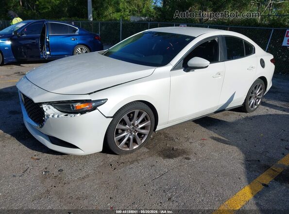 3MZBPAAL0KM107050 2019 MAZDA 3 White Передня ліва чверть