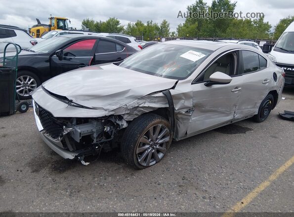 3MZBPACM1PM379653 2023 MAZDA 3 Silver Առջևի ձախ երեք քառորդ տեսարան