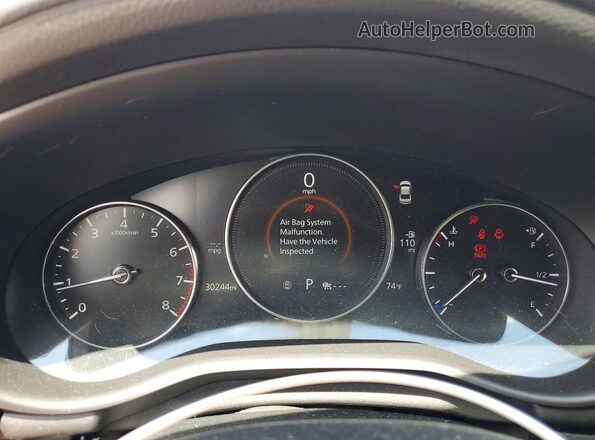 3MZBPACM3PM370324 2023 MAZDA 3 Gray Սարքավորումների վահանակի տեսք