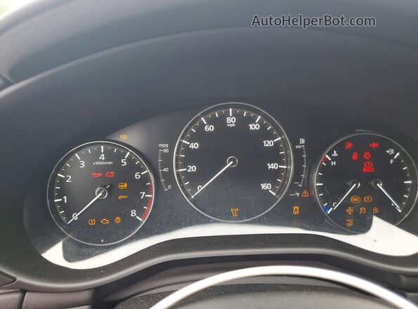3MZBPACM5SM471874 2025 MAZDA 3 Tan Вид щитка приладів