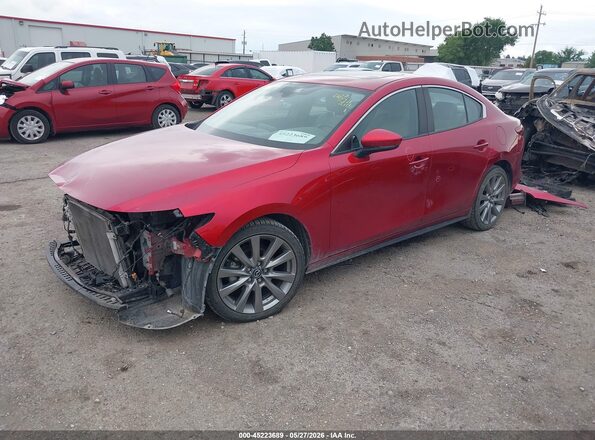 3MZBPACM7PM361982 2023 MAZDA 3 Red წინა მარცხენა ხედი სამი მეოთხედიდან