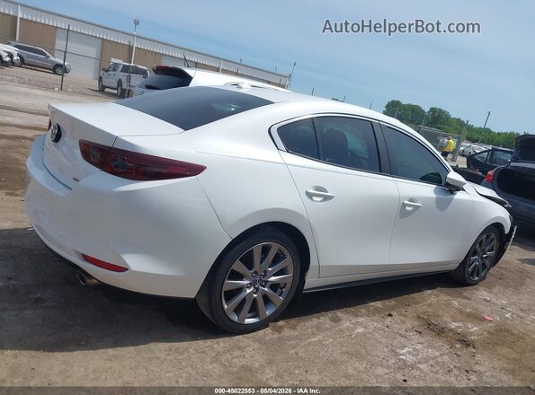3MZBPADL4LM133714 2020 MAZDA 3 White Widok wnętrza z tyłu
