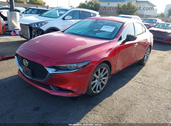 3MZBPAEM4LM127810 2020 MAZDA 3 Red Առջևի ձախ երեք քառորդ տեսարան