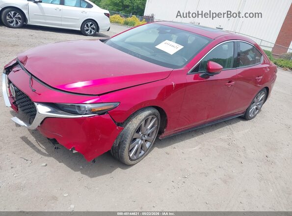 3MZBPAEM6KM103961 2019 MAZDA 3 Красный Передняя левая четверть