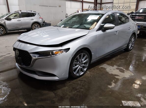 3MZBPBBL2MM250153 2021 MAZDA 3 Silver Առջևի ձախ երեք քառորդ տեսարան
