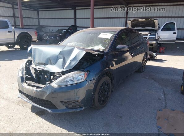 3N1AB7AP0GY237593 2016 NISSAN SENTRA Blue Front left