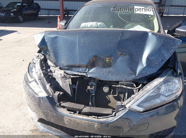 3N1AB7AP0GY237593 2016 NISSAN SENTRA Blue Rear view
