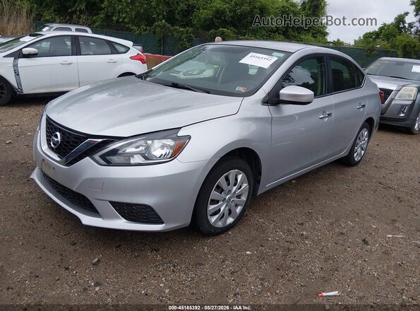 3N1AB7AP0GY250568 2016 NISSAN SENTRA Silver Przód lewy