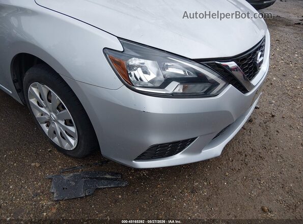 3N1AB7AP0GY250568 2016 NISSAN SENTRA Silver Widok z przodu